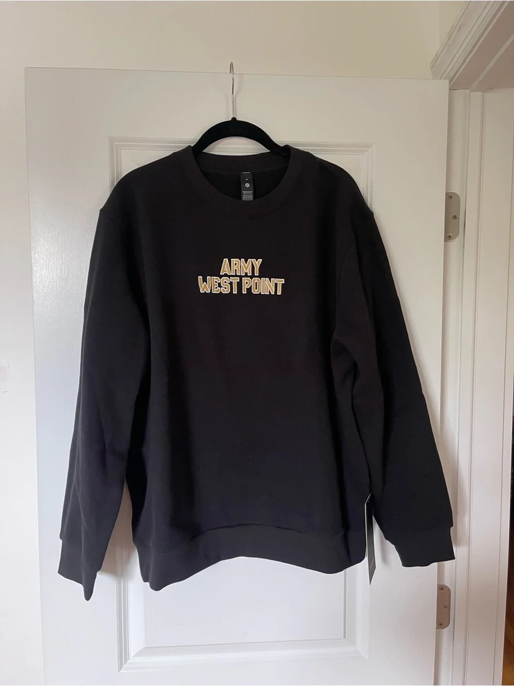 Army West Point Lululemon Black Crewneck Sweatshirt - Picture 1 of 3